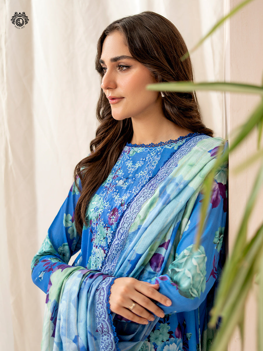 Ziva By Guljee Lawn 3pc Emb 16