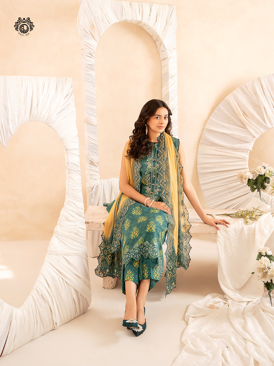 Ziva By Guljee Lawn 3pc Emb 24