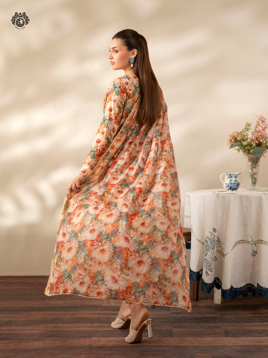 Ziva By Guljee Lawn 3pc Emb 05