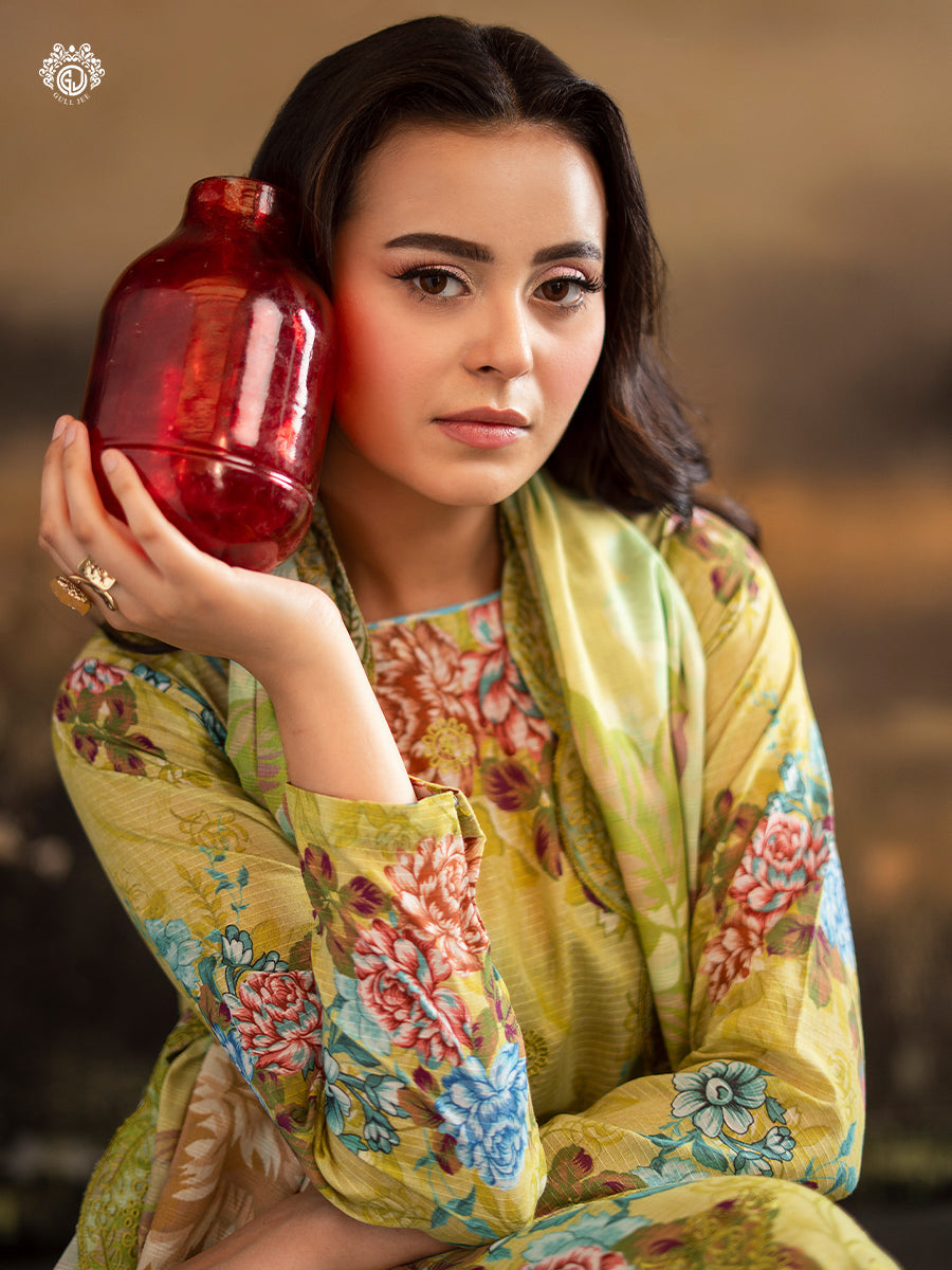 Ziva By Guljee Lawn 3pc Emb 41