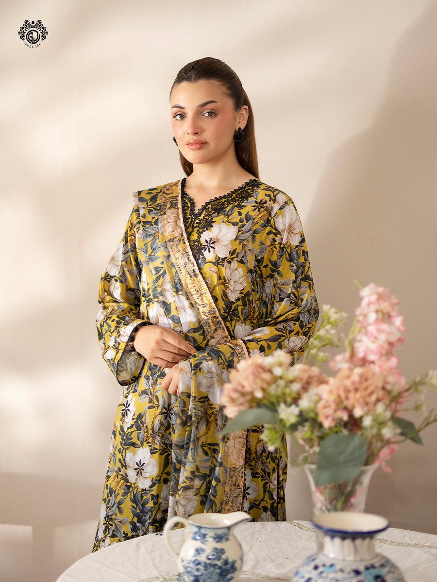 Ziva By Guljee Lawn 3pc Emb 04