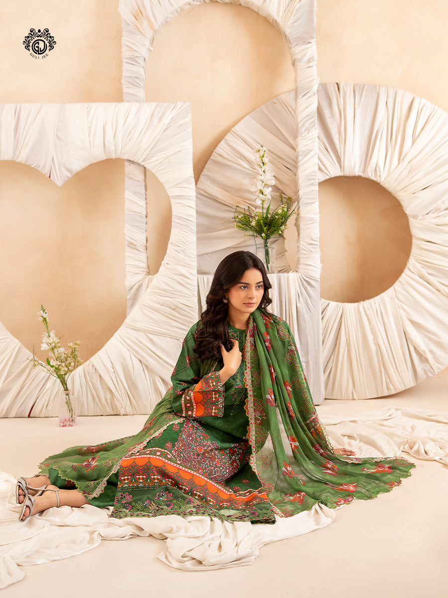 Ziva By Guljee Lawn 3pc Emb 21