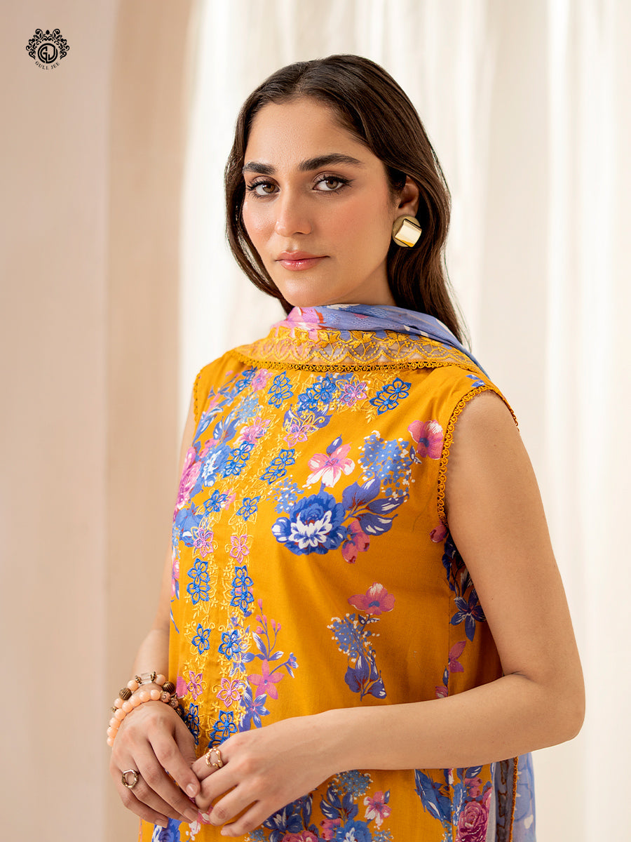 Ziva By Guljee Lawn 3pc Emb 12