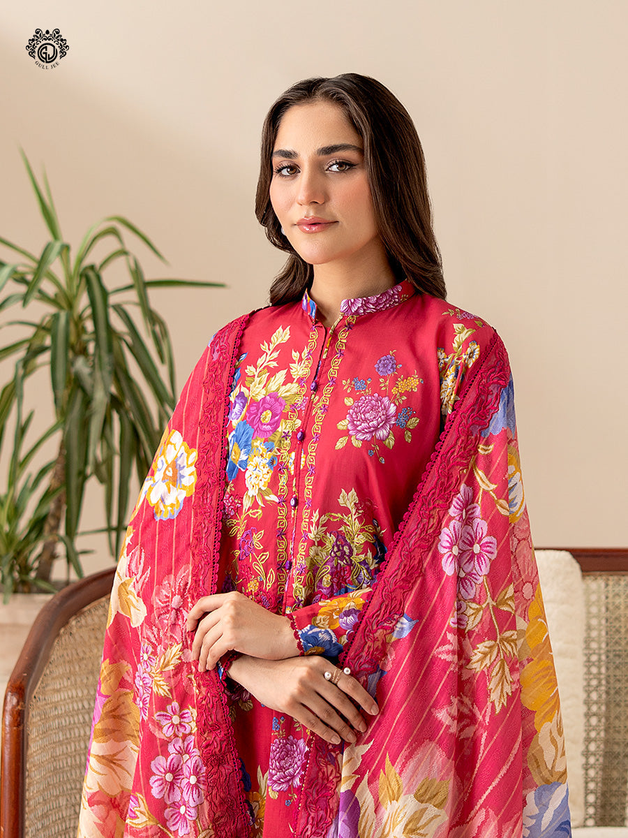 Ziva By Guljee Lawn 3pc Emb 11