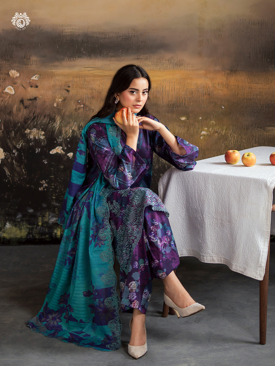Ziva By Guljee Lawn 3pc Emb 38