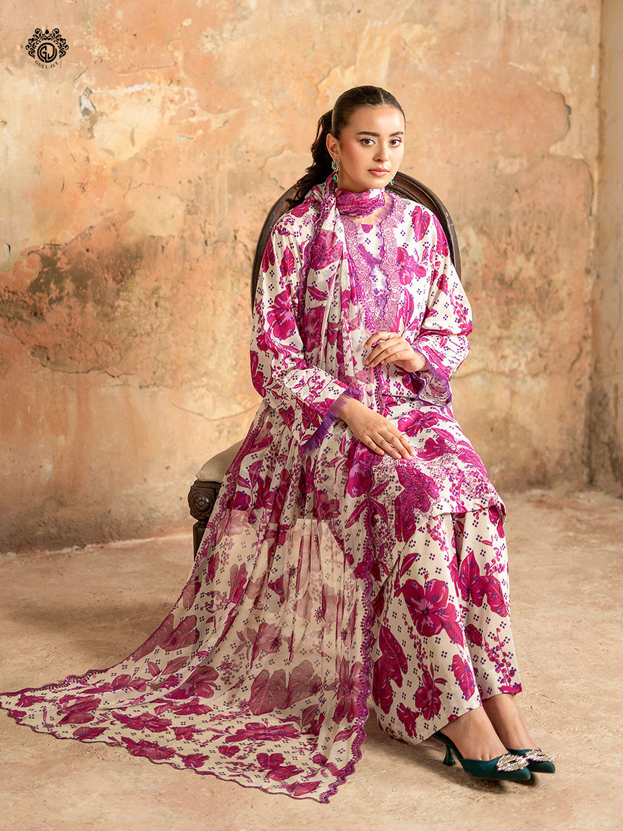 Ziva By Guljee Lawn 3pc Emb 29