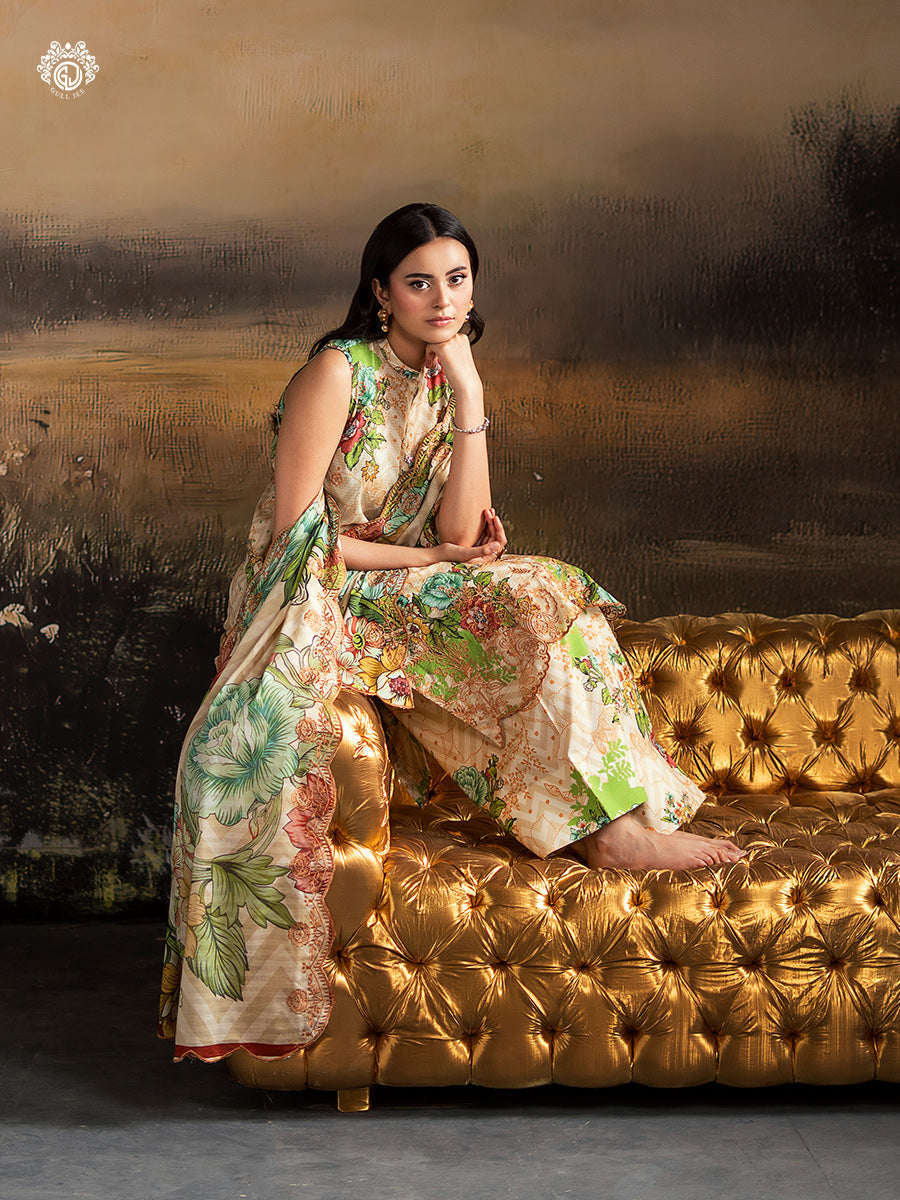Ziva By Guljee Lawn 3pc Emb 36