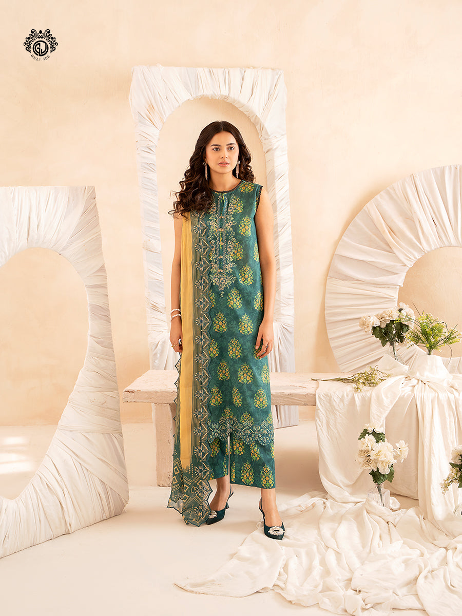 Ziva By Guljee Lawn 3pc Emb 24