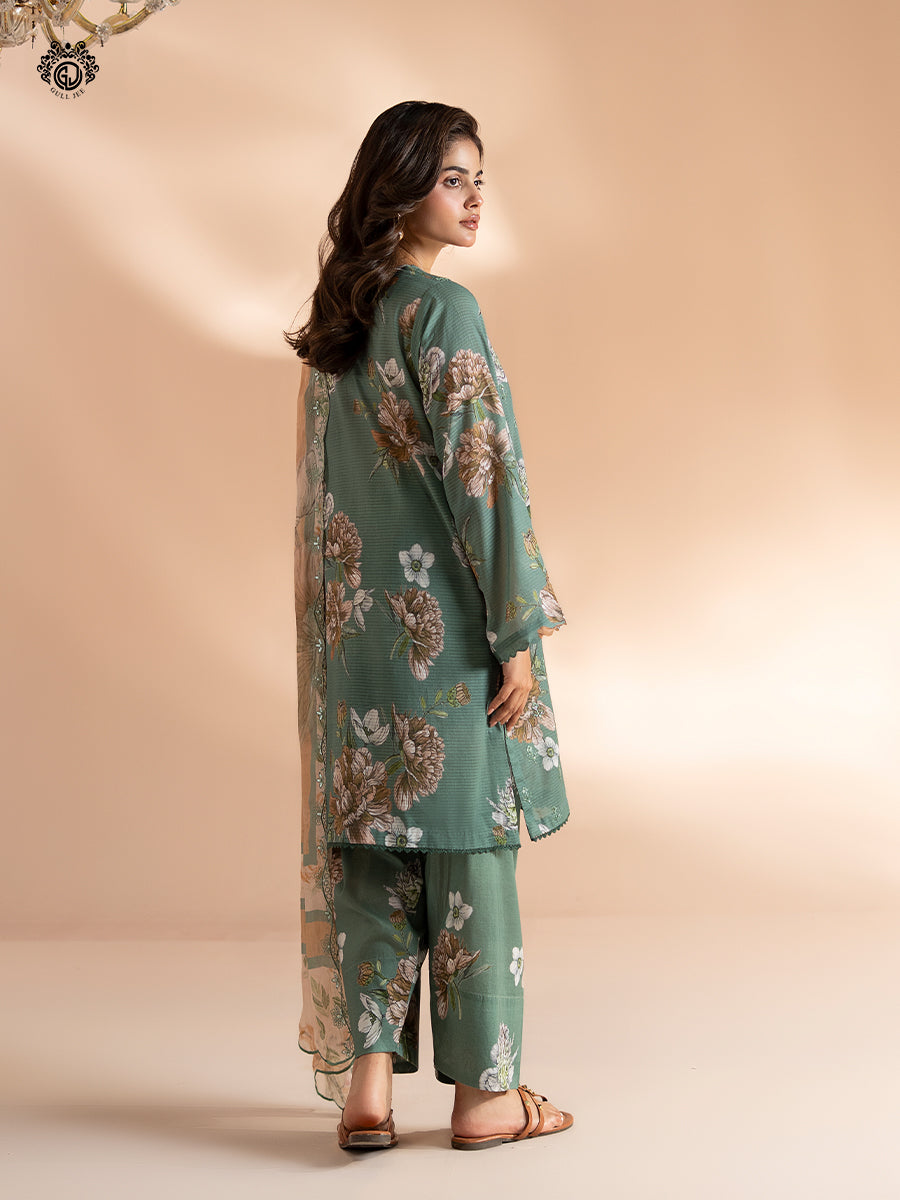 Ziva By Guljee Lawn 3pc Emb 48