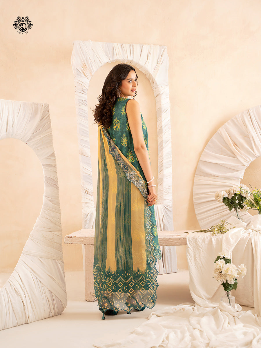 Ziva By Guljee Lawn 3pc Emb 24