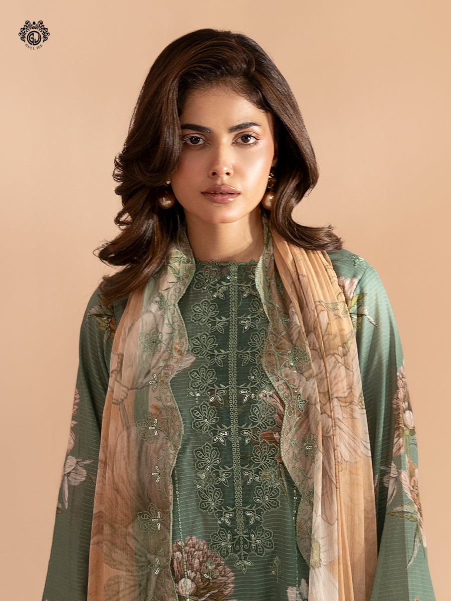 Ziva By Guljee Lawn 3pc Emb 48