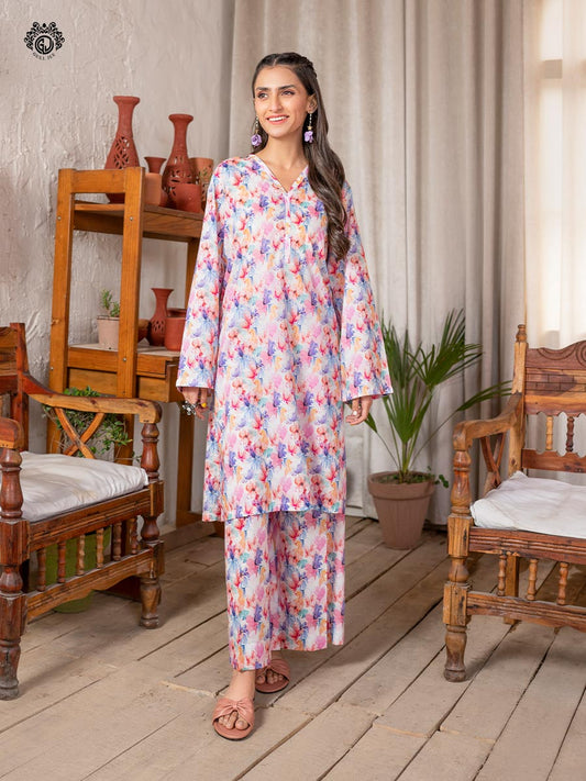Jheel By Guljee Lawn 3pc 03
