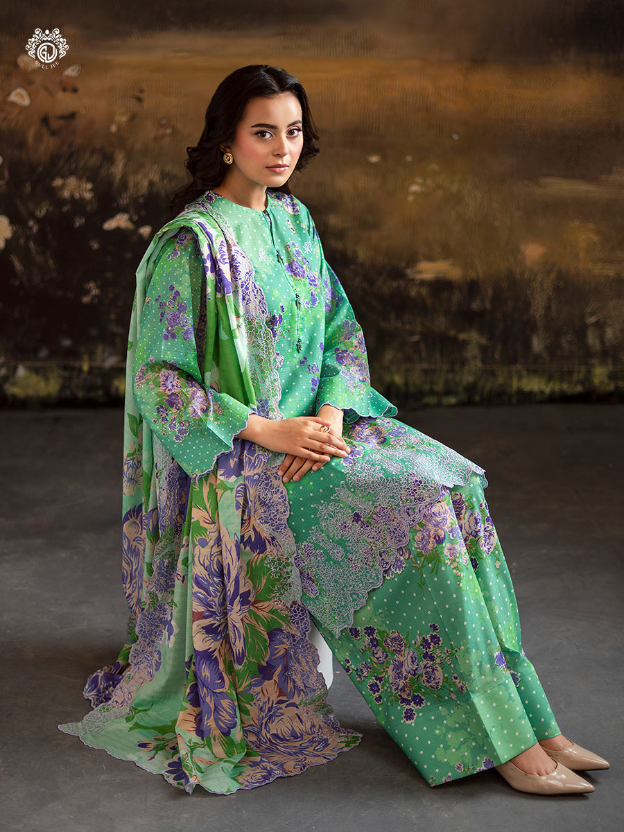 Ziva By Guljee Lawn 3pc Emb 42