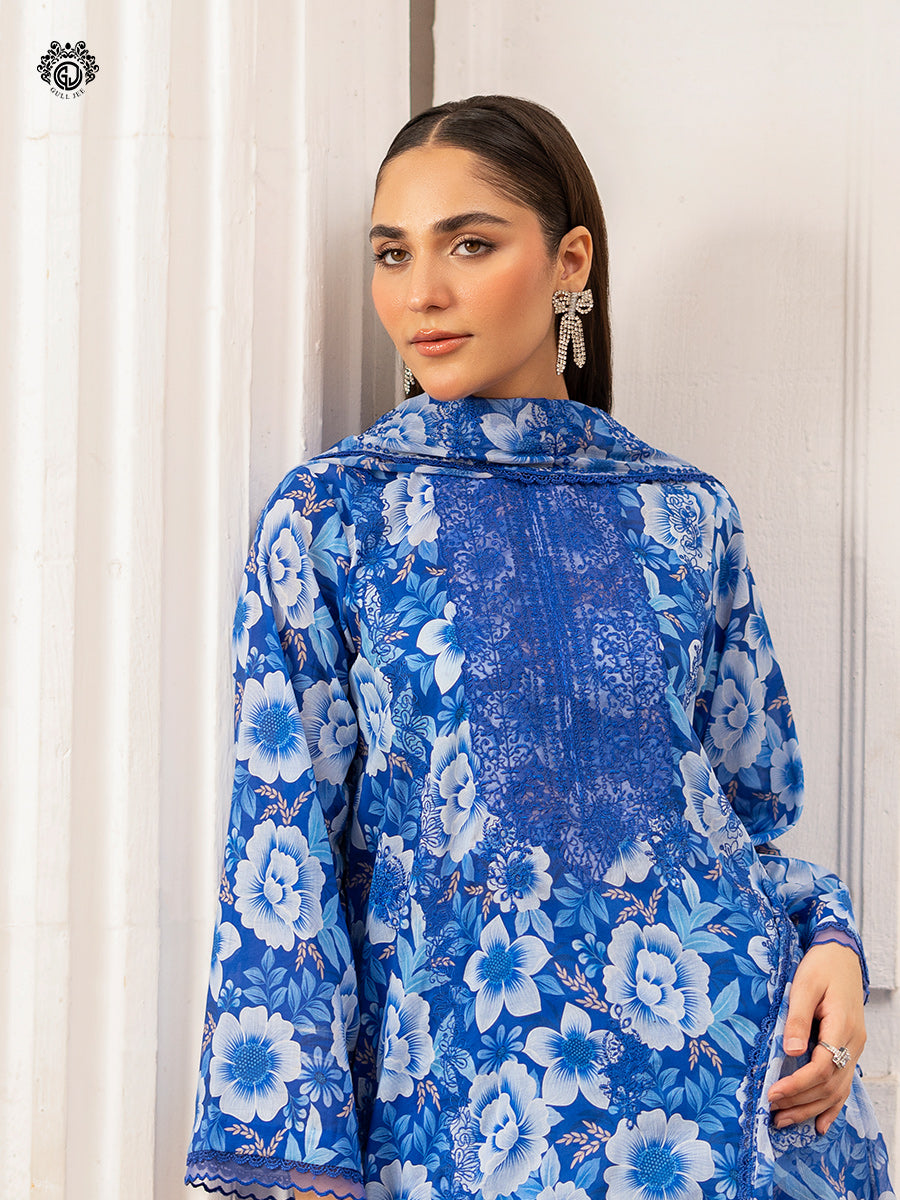 Ziva By Guljee Lawn 3pc Emb 28