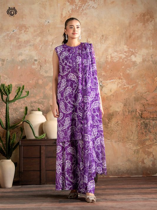 Ziva By Guljee Lawn 3pc Emb 34