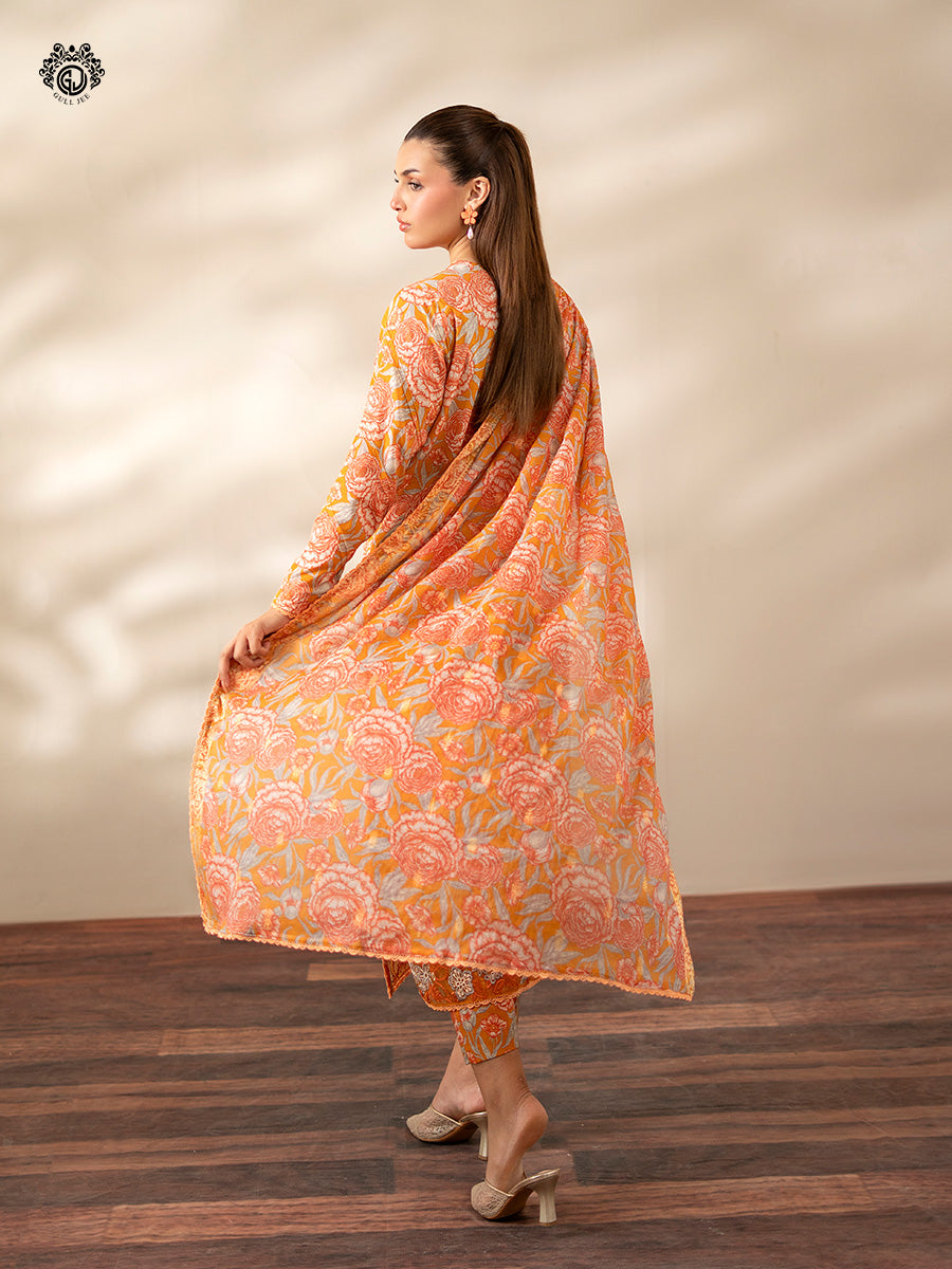 Ziva By Guljee Lawn 3pc Emb 06