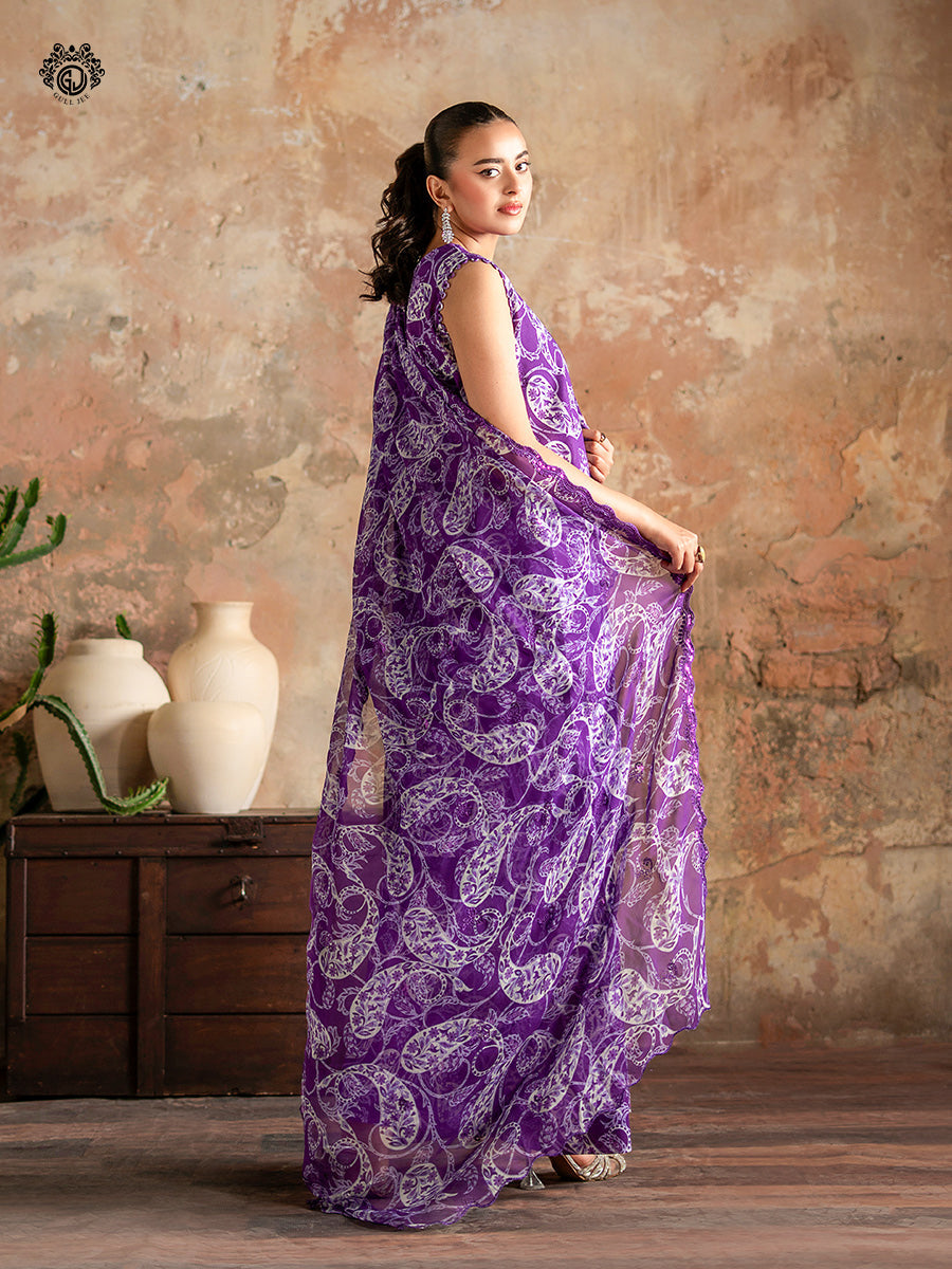 Ziva By Guljee Lawn 3pc Emb 34