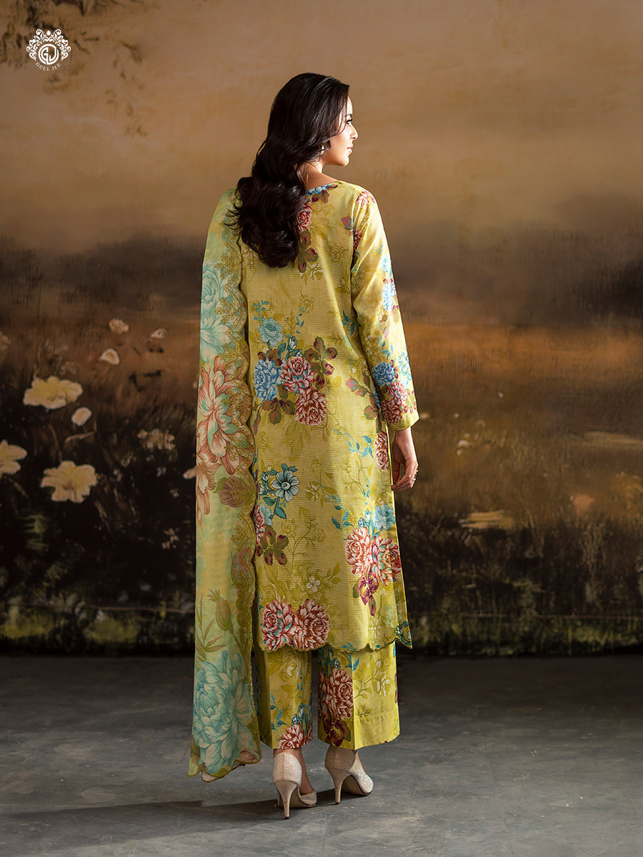 Ziva By Guljee Lawn 3pc Emb 41
