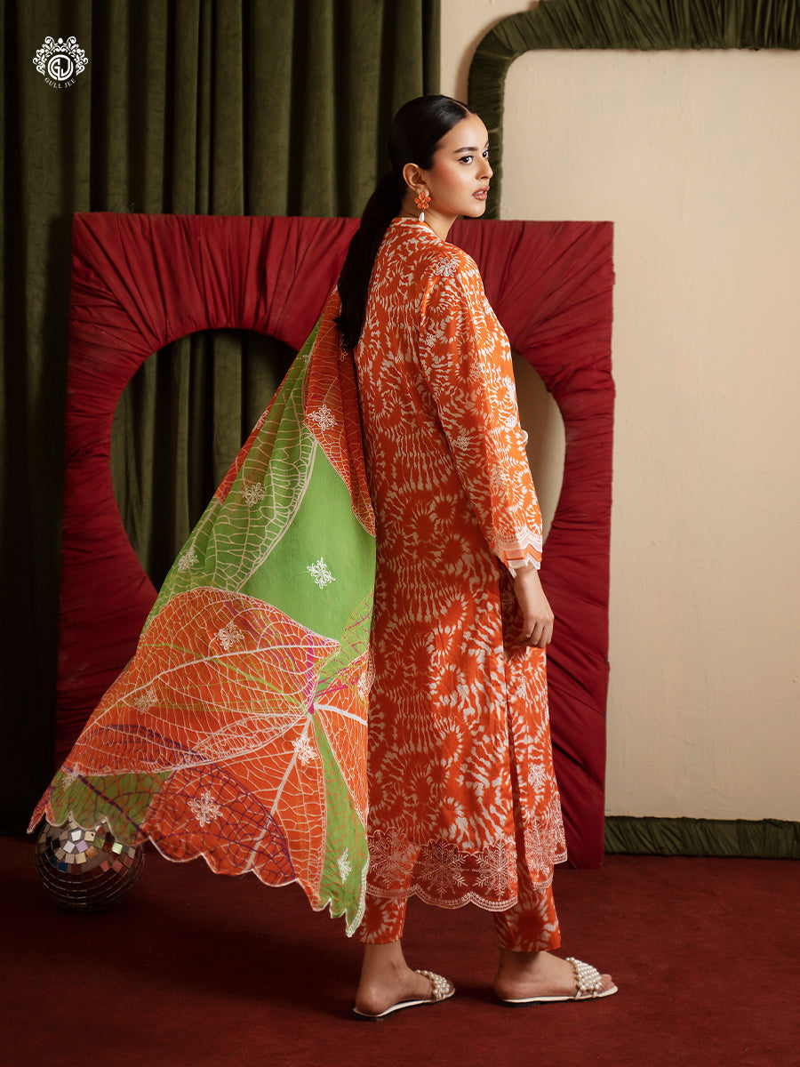 Ziva By Guljee Lawn 3pc Emb 08