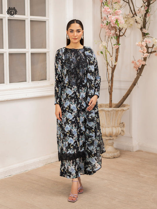 Ziva By Guljee Lawn 3pc Emb 26