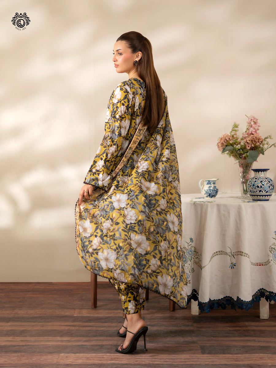 Ziva By Guljee Lawn 3pc Emb 04