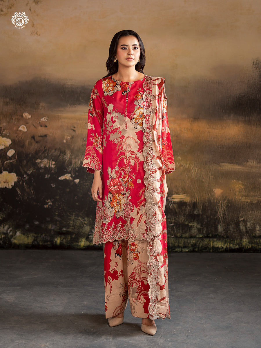 Ziva By Guljee Lawn 3pc Emb 39