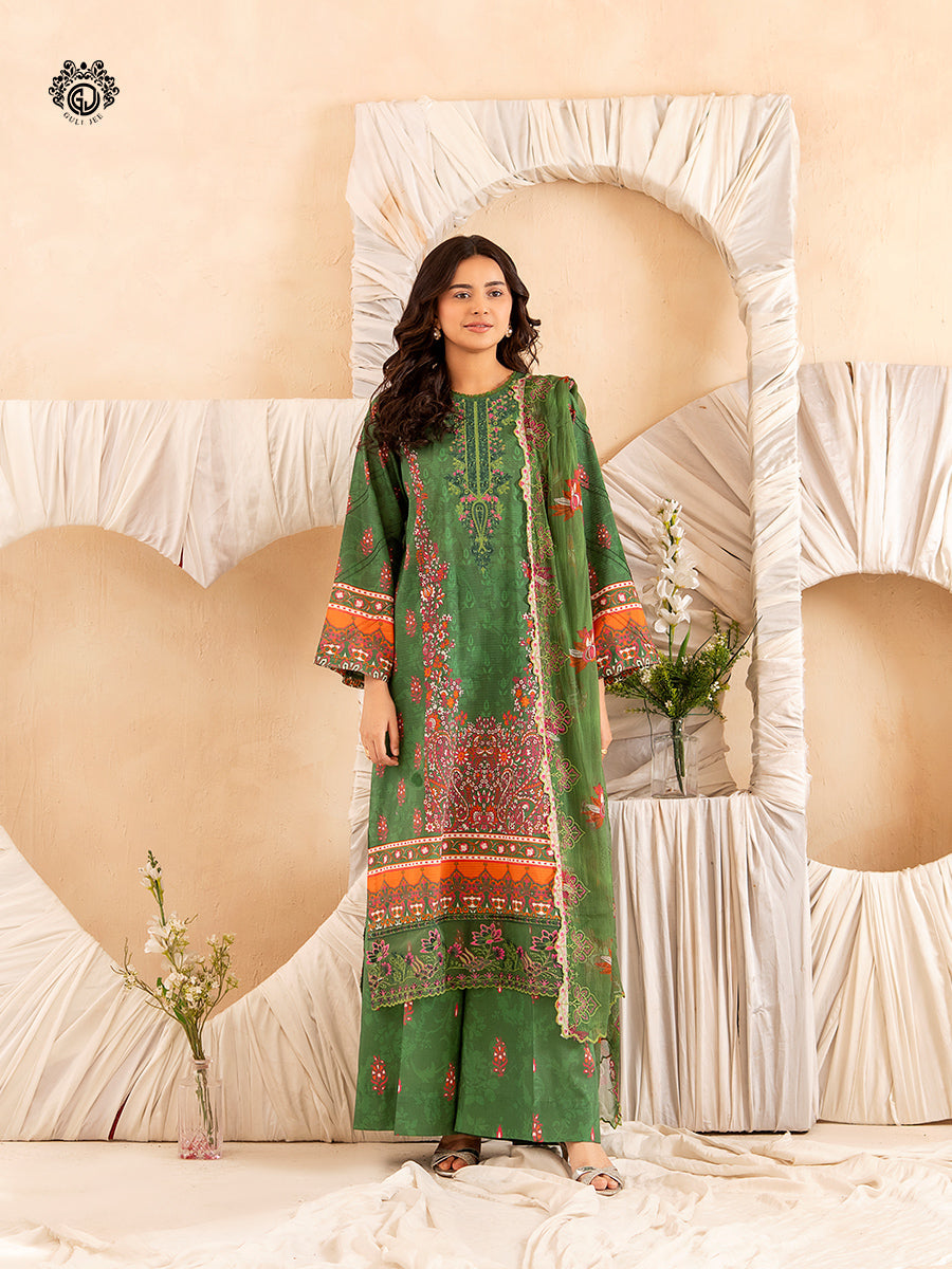 Ziva By Guljee Lawn 3pc Emb 21
