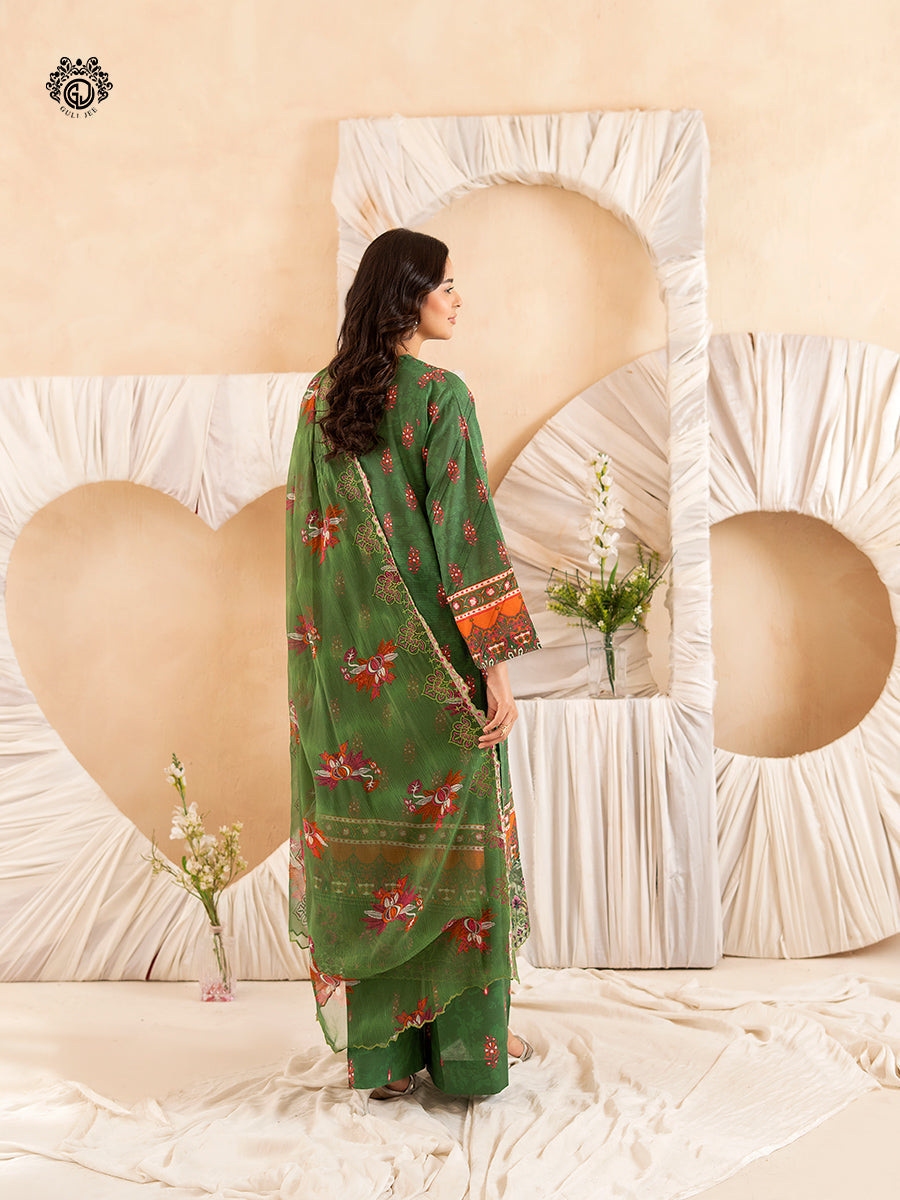 Ziva By Guljee Lawn 3pc Emb 21