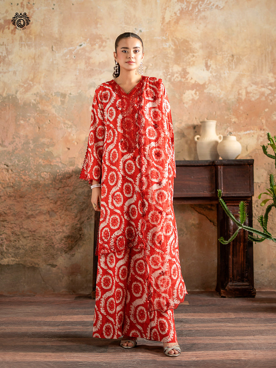Ziva By Guljee Lawn 3pc Emb 33