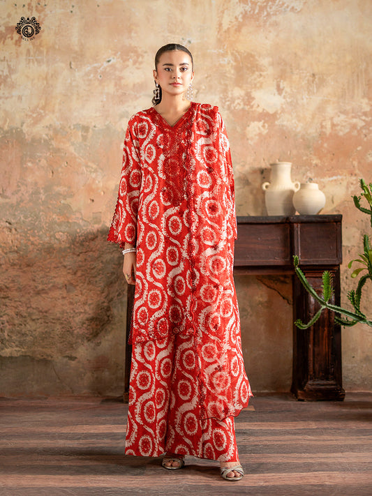 Ziva By Guljee Lawn 3pc Emb 33