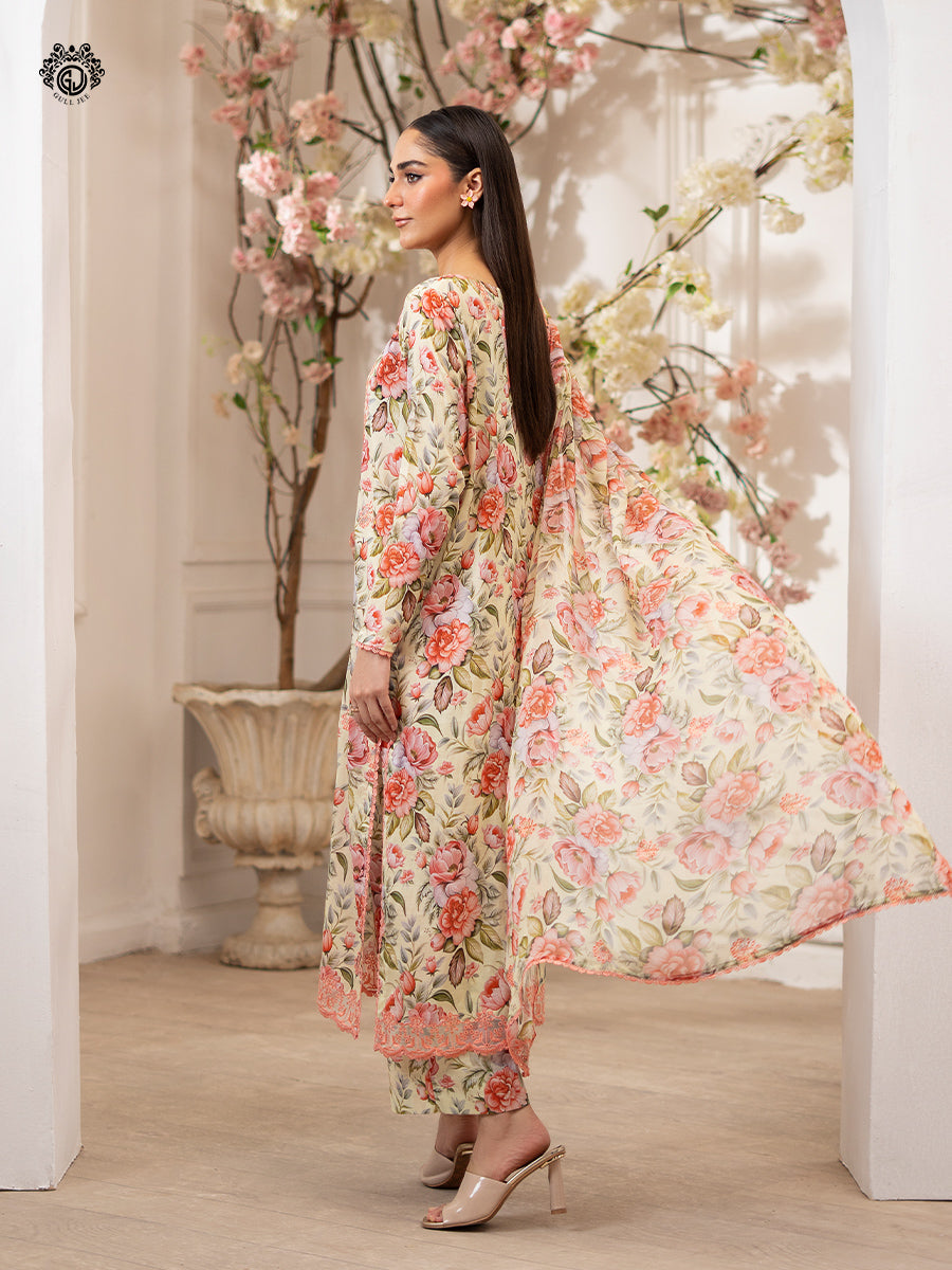Ziva By Guljee Lawn 3pc Emb 27