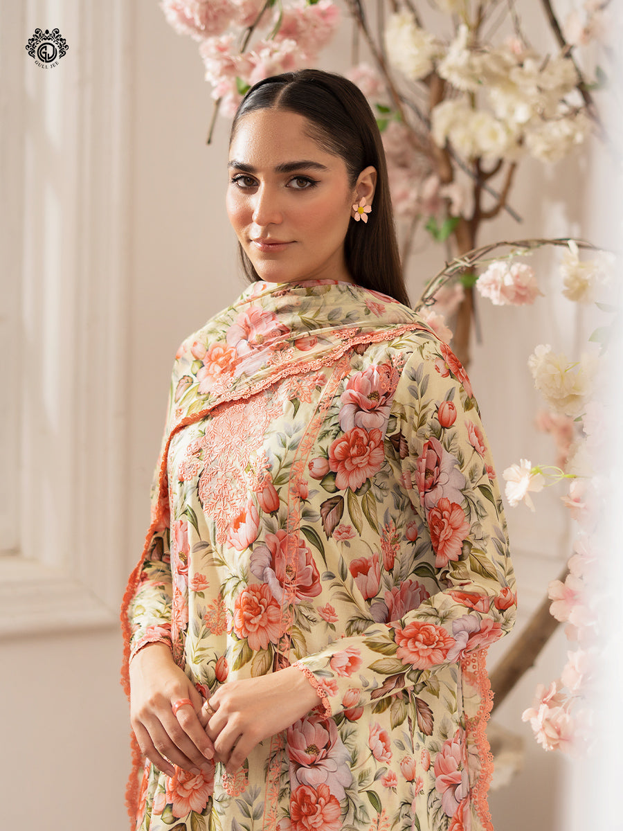 Ziva By Guljee Lawn 3pc Emb 27