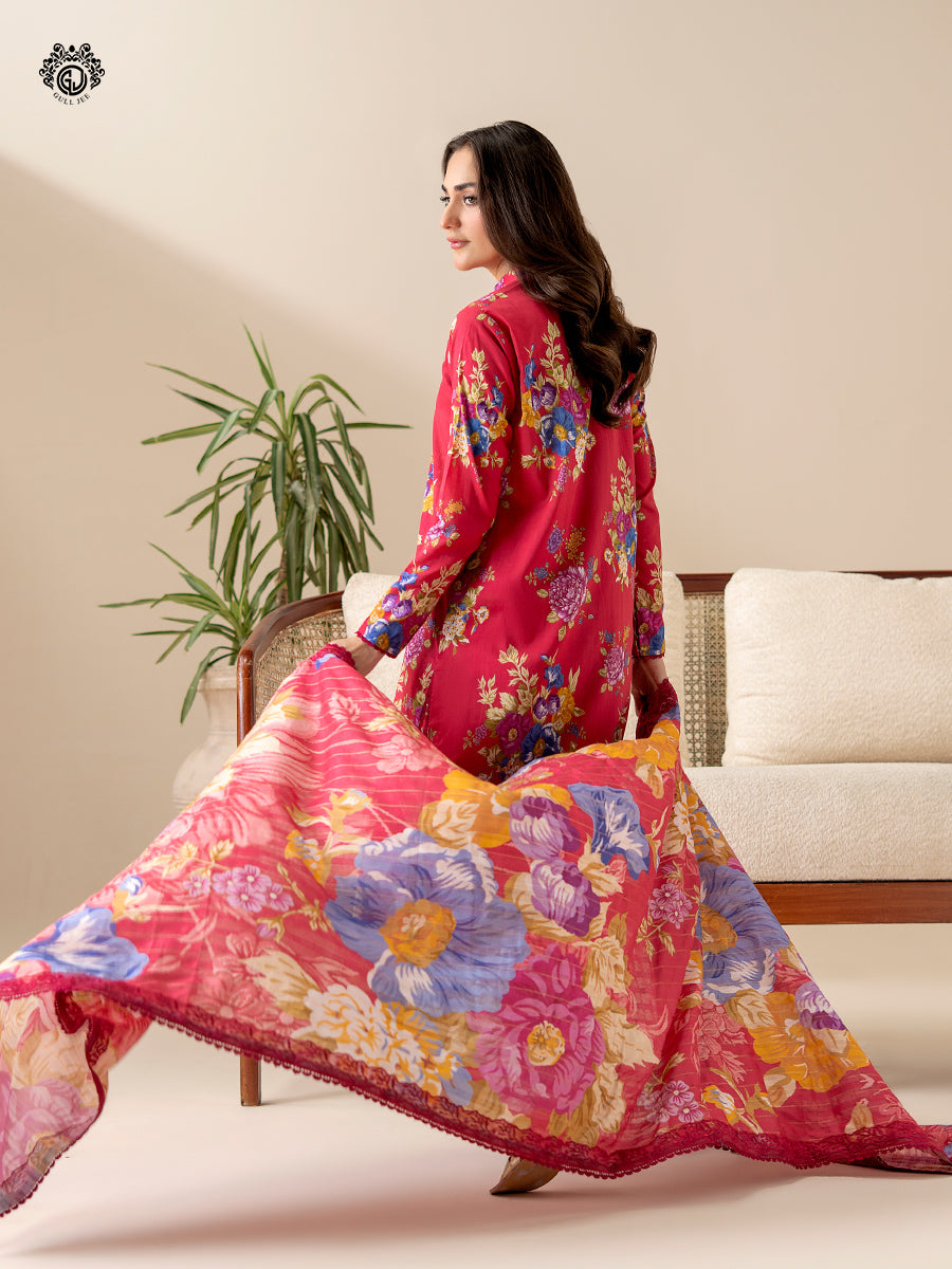 Ziva By Guljee Lawn 3pc Emb 11