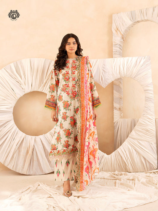 Ziva By Guljee Lawn 3pc Emb 20