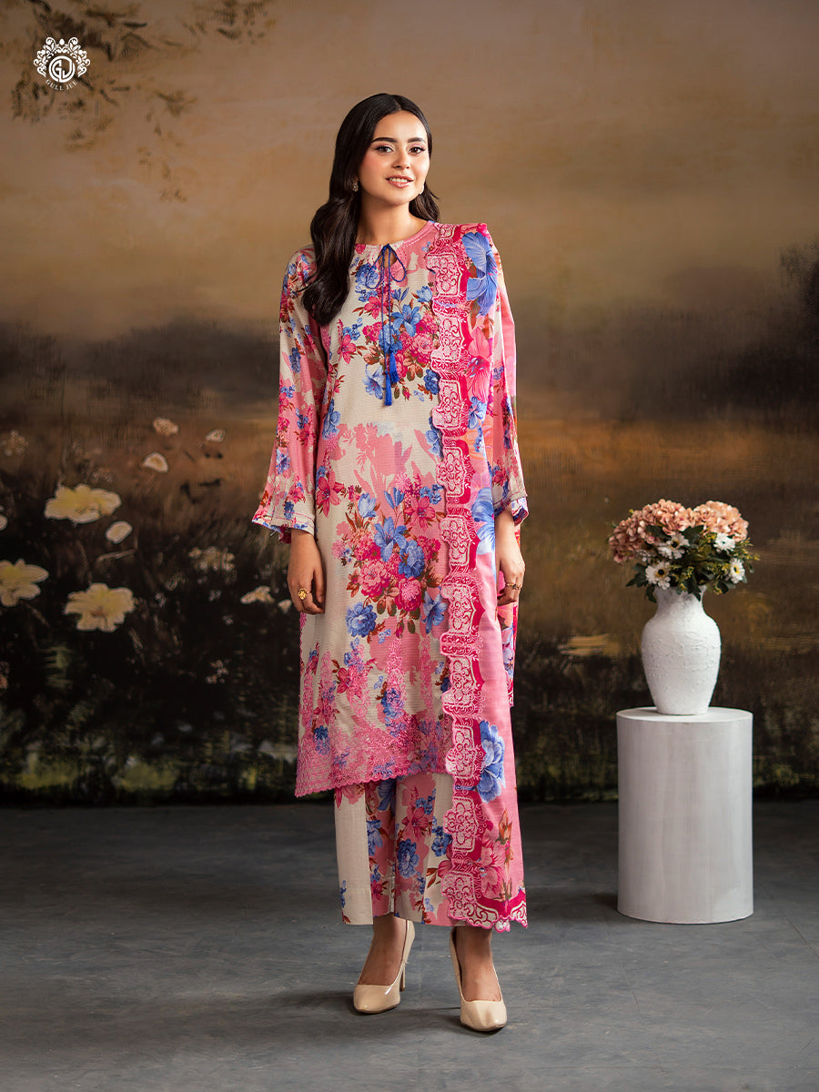 Ziva By Guljee Lawn 3pc Emb 37