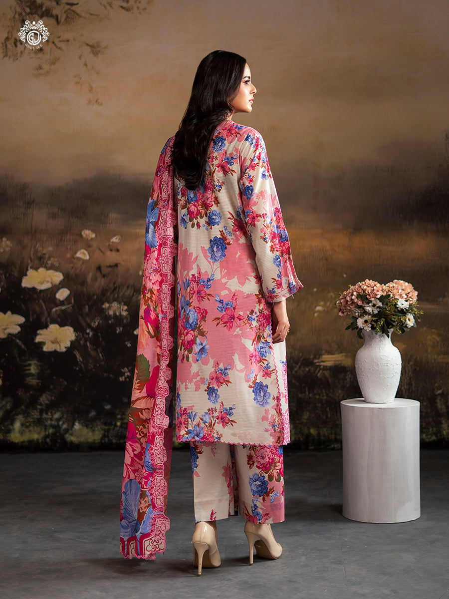 Ziva By Guljee Lawn 3pc Emb 37