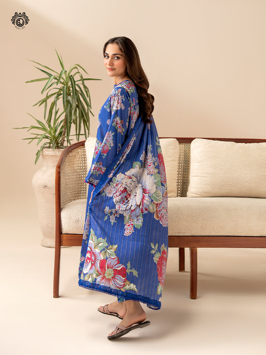 Ziva By Guljee Lawn 3pc Emb 10
