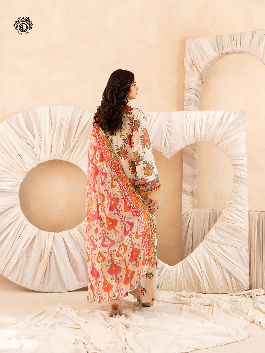Ziva By Guljee Lawn 3pc Emb 20