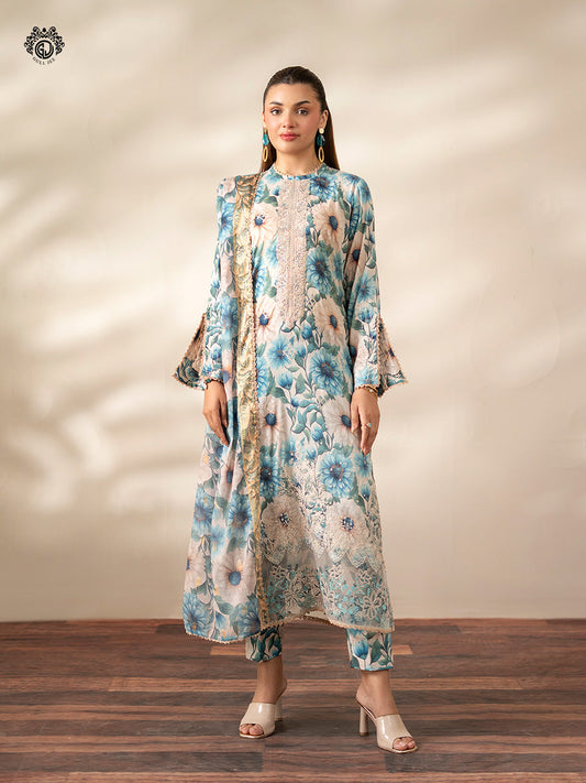 Ziva By Guljee Lawn 3pc Emb 02