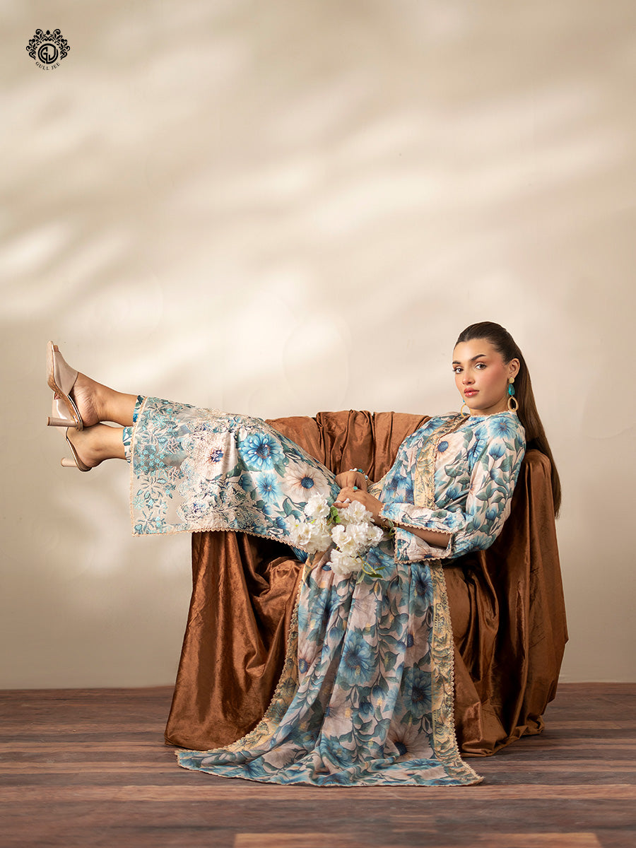 Ziva By Guljee Lawn 3pc Emb 02