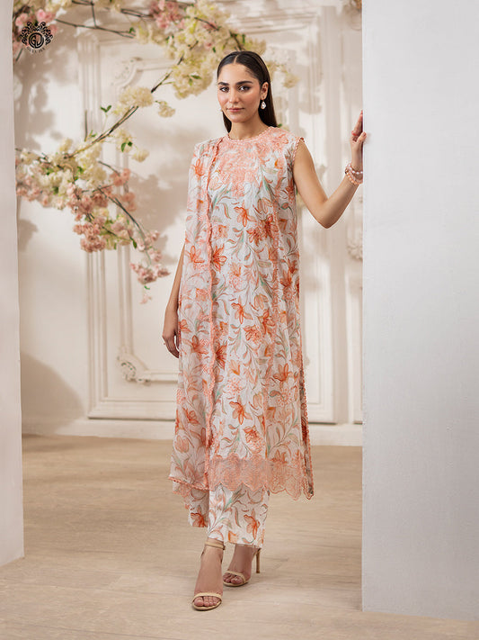 Ziva By Guljee Lawn 3pc Emb 25