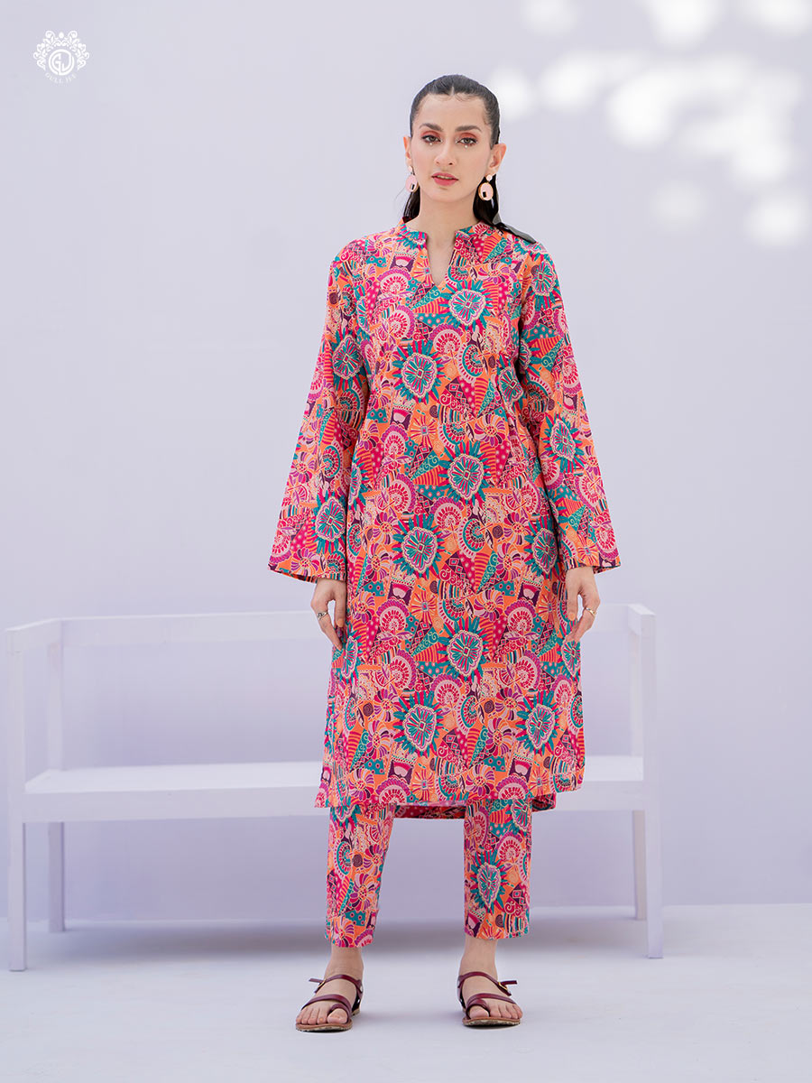 Jheel By Guljee Lawn 3pc 01