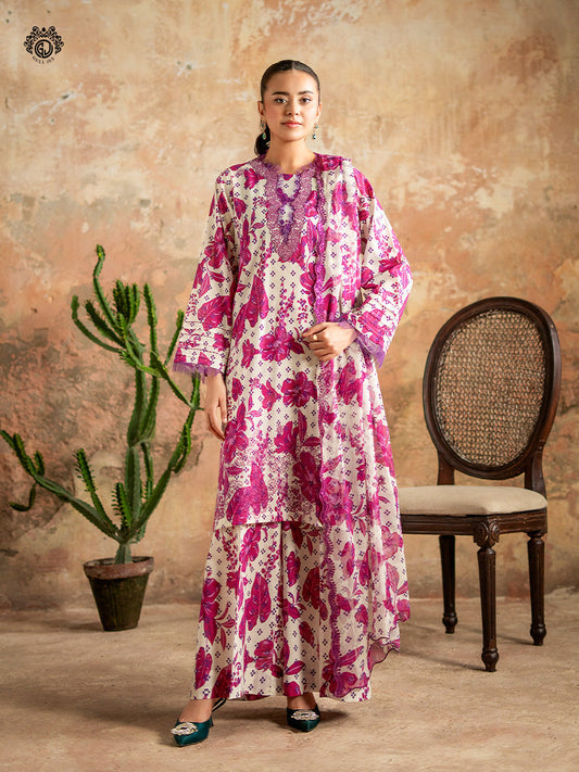Ziva By Guljee Lawn 3pc Emb 29