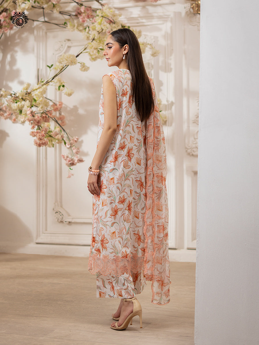 Ziva By Guljee Lawn 3pc Emb 25